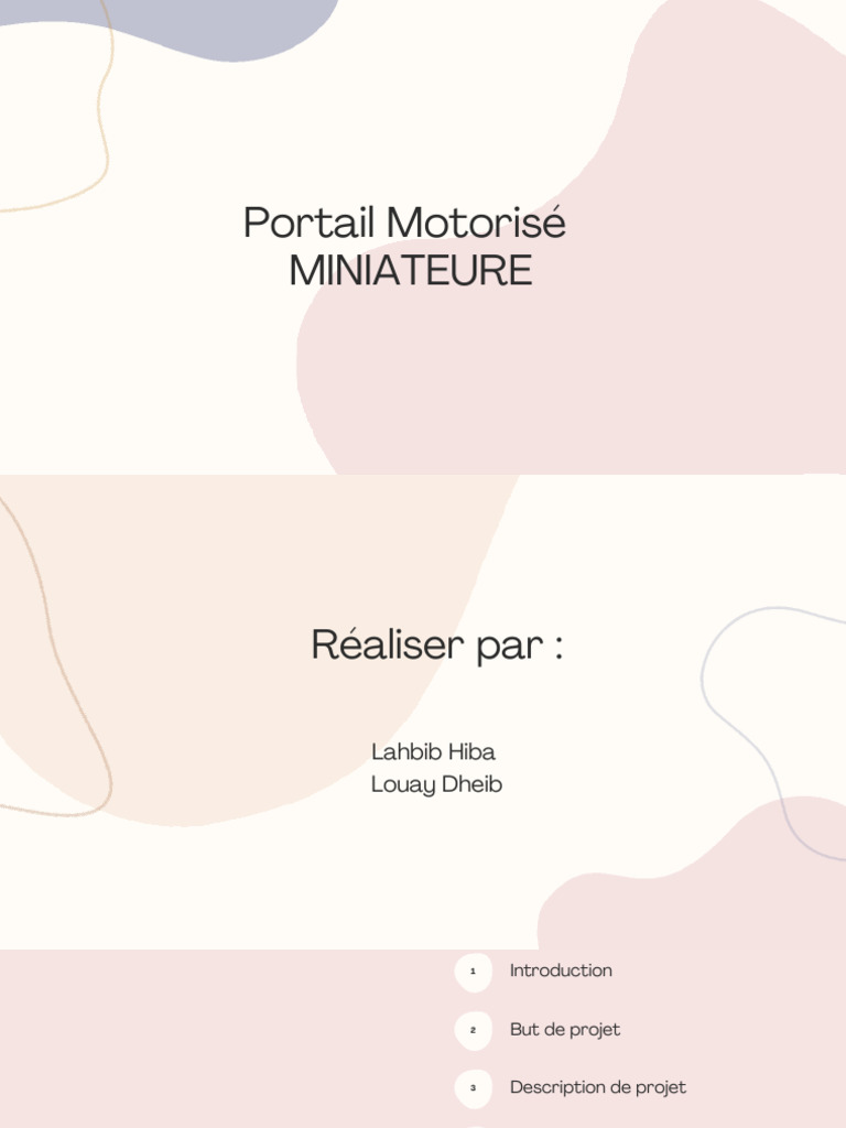 Portail Motorisé Miniature avec Arduino | PDF | Programmation ...
