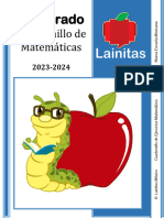 2do Grado - Cuadernillo de Matemáticas (2023-2024)