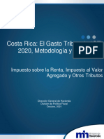 Estudio Gasto Tributario Costa Rica 2020