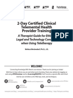 Part Part Vii Manual 2day Certified Clinical Telemental Health Provider Training