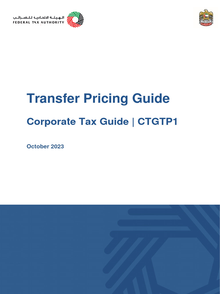 Uae Transfer Pricing Guide Pdf Taxes Corporate Tax