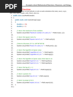 Java Math Method