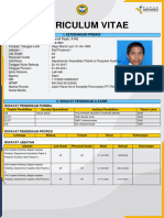 Curriculum Vitae: I. Keterangan Pribadi