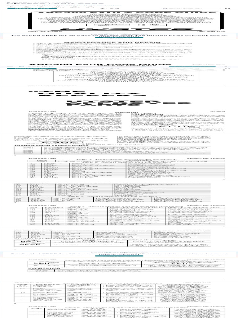 APC200 Fault Code Guide | PDF | Clutch | Truck