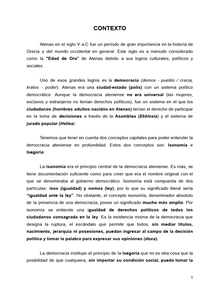 Democracia y Sofistas en Atenas | PDF | Sócrates | Relativismo