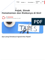 Online Pajak - Agresivitas Pajak