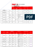 List of Chemical With MSDS Updated 2023