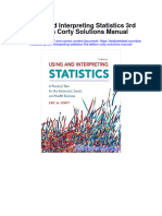 Using and Interpreting Statistics 3rd Edition Corty Solutions Manual