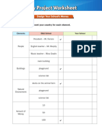 Subject Link 5 - Project Worksheet