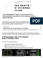 ? Descarga Gratis - Planos de Vivienda Multifamiliar