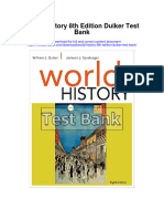 World History 8th Edition Duiker Test Bank