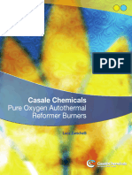 Casale Chemicals Pure Oxygen Autothermal Reformer Burners