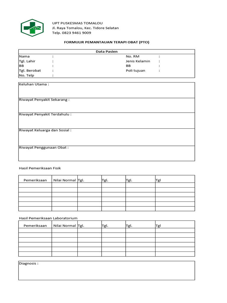 Formulir PTO | PDF