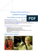 Buddhist Powers of The Mind