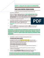 Procedimiento Siniestro Bse