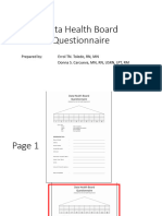 Data Health Record Questionnaire - Lecture
