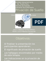 Terapia privación sueño depresión