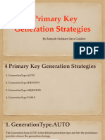 4 Primary Key Generation Strategies