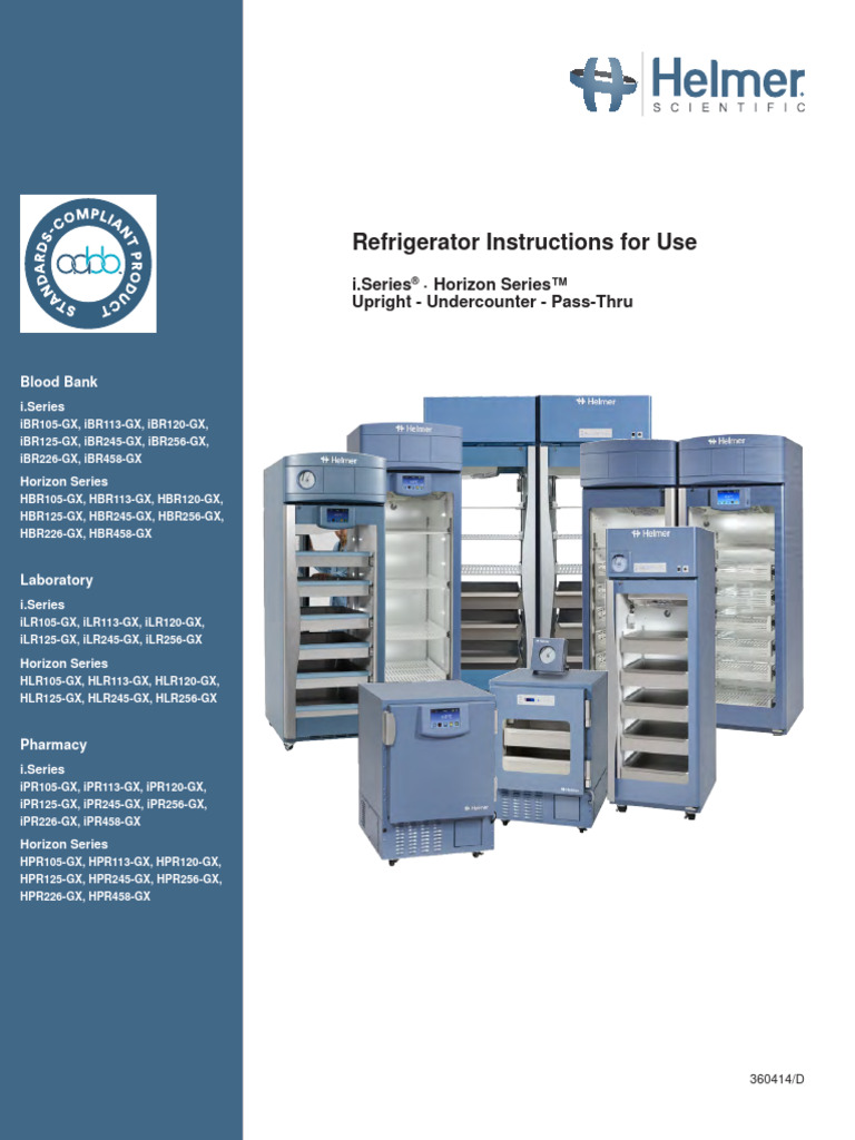 GX Refrigerator Operation Manual 360414 3 PDF Access Control