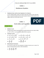 Revision Notes For A Math GCE O Level 4049 For Website Edited 1 Sep 22 1