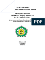 Resume Manajemen Pendidikan Islam (Irmayanti - 8200042)