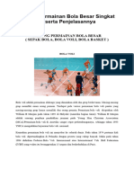 Kliping Permainan Bola Besar Singkat Beserta Penjelasannya