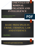 (Cdin 1) Fundamentals of Criminal Investigation and Intelligence