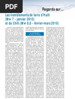 Geochronique 115 Seismes Haiti Chili