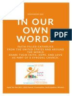 In Our Own Words FutureChurch Synod Session Report