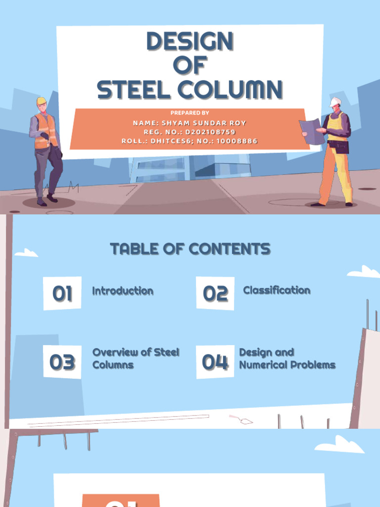 Designofsteelcolumn 230715023636 C6a7143d | PDF | Column | Buckling