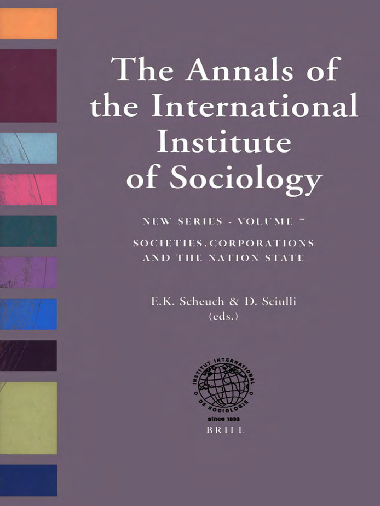 E.K. Scheuch | PDF | Sociology | Modernization Theory