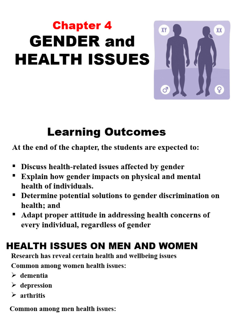 Gender Disparities in Health Issues | PDF | Sexism | Woman