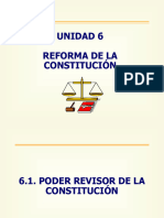 UNIDAD 6. Reforma de La ConstituciÃ N.