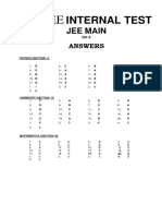 Answer Key 12th