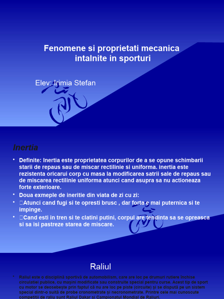 Fenomene Si Proprietati Mecanica | PDF