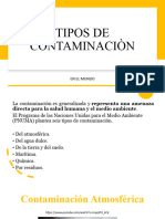 Tipos de Contaminación