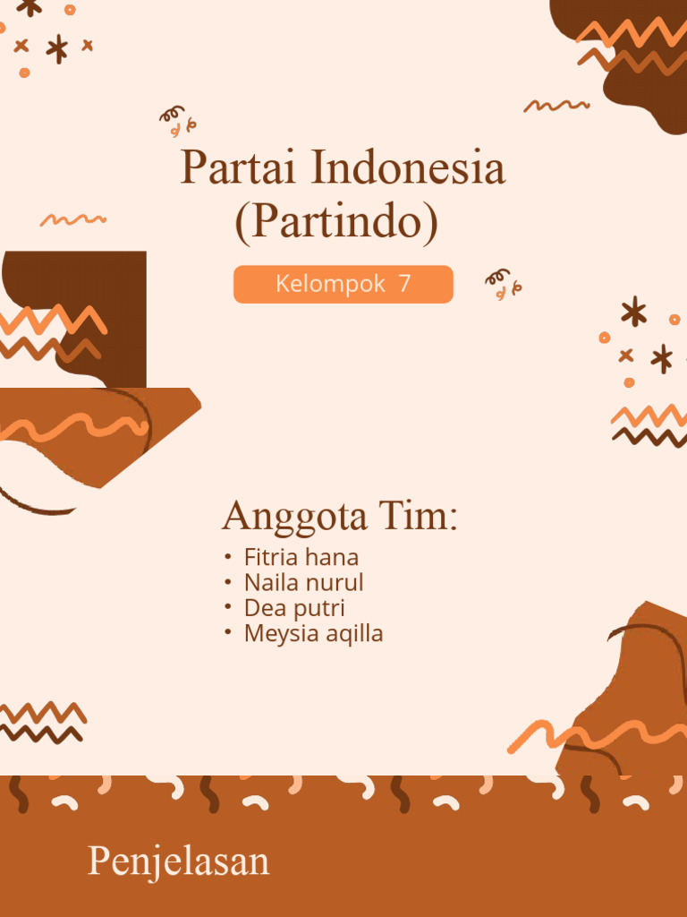 Pendiri dan Sejarah Partai Indonesia | PDF