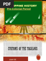 Lesson 3 Customs of The Tagalogs