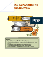 Panitikan Sa Panahon NG Kastila