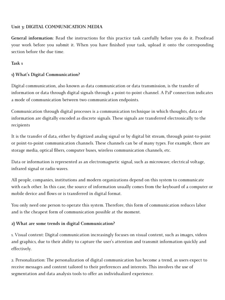Task 1 P.3 | PDF | Communication | Internet Of Things