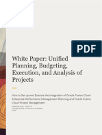 Unified Planning Budgeting Execution and Analysis of Projects v1.4