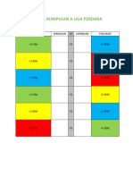 Jadual Kumpulan A Liga Perdana