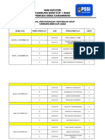 Jadwal Pertandingan Tambung Sissi Cup I 2023