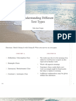 Understanding Different Text Types