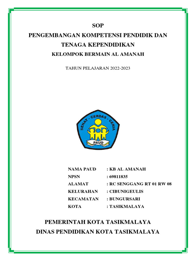 SOP Pengembangan Kompetensi Pendidik | PDF | Bisnis