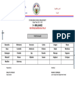 9 Brilliance - Seat Plan