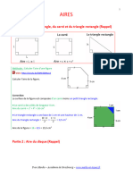 Mathématique Aires