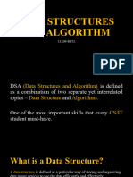 DATA STRUCTURES and ALGORITHM PT1