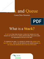 Stack and Queue