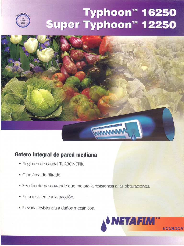 Typhoon16250 - Super Typhoon 12250 NETAFIM | PDF